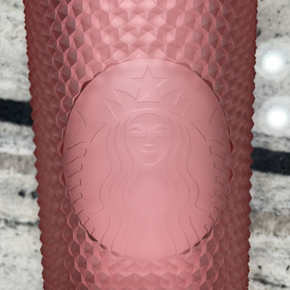 *LAST ONE* Starbucks Pink Lemonade Matte Studded Cold Cup Bubblegum Soft Touch - Picture 9 of 10